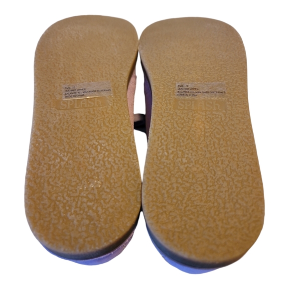 Splash shoes suede lavender laces crepe sole womens 10 loafer colorful - Picture 6 of 7